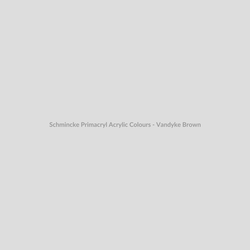 Schmincke Primacryl Acrylic Colours - Vandyke Brown