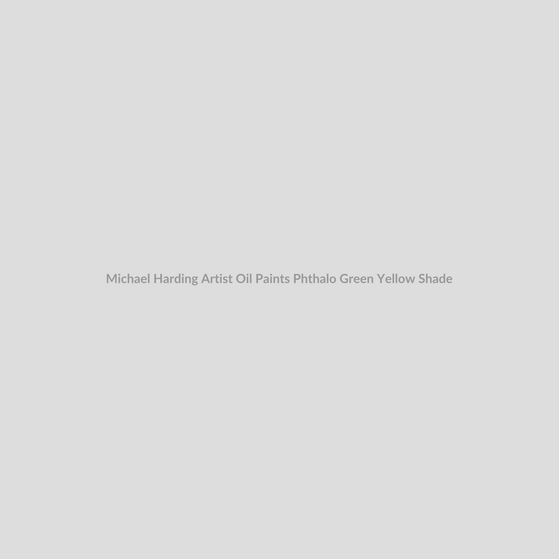 Michael Harding Artist Oil Paints Phthalo Green Yellow Shade