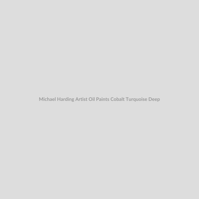 Michael Harding Artist Oil Paints Cobalt Turquoise Deep