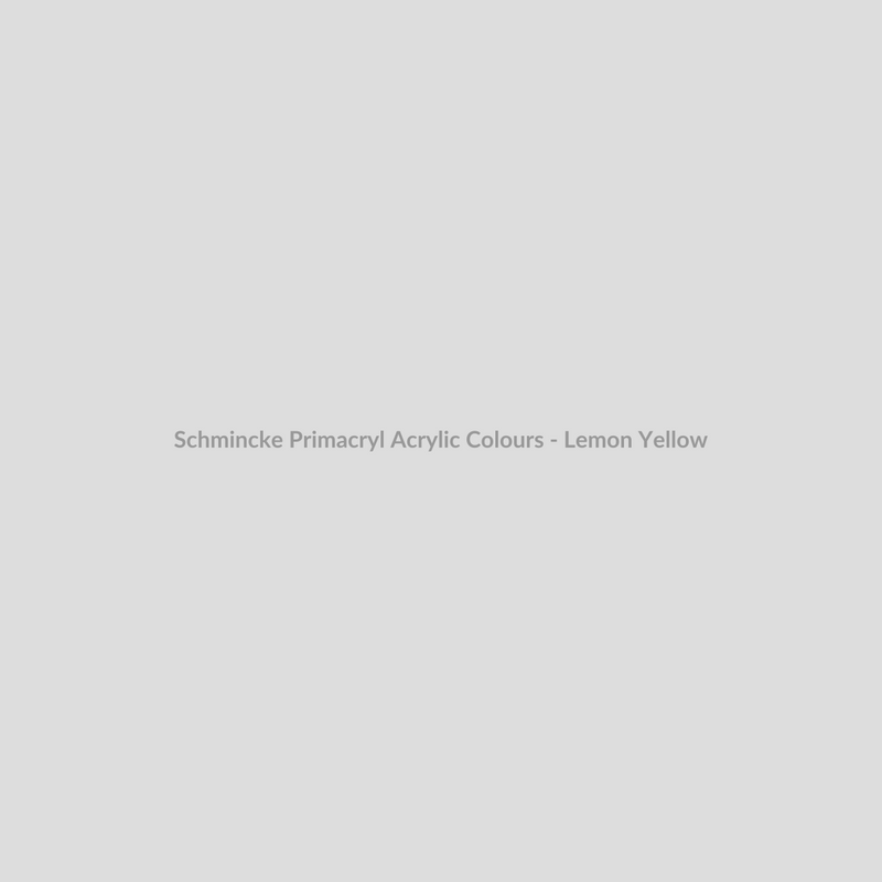 Schmincke Primacryl Acrylic Colours - Lemon Yellow