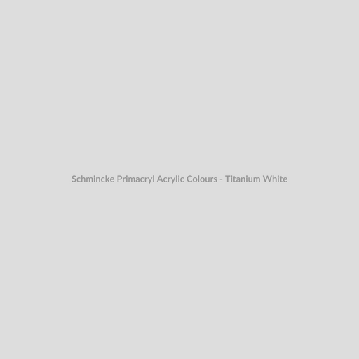 Schmincke Primacryl Acrylic Colours - Titanium White