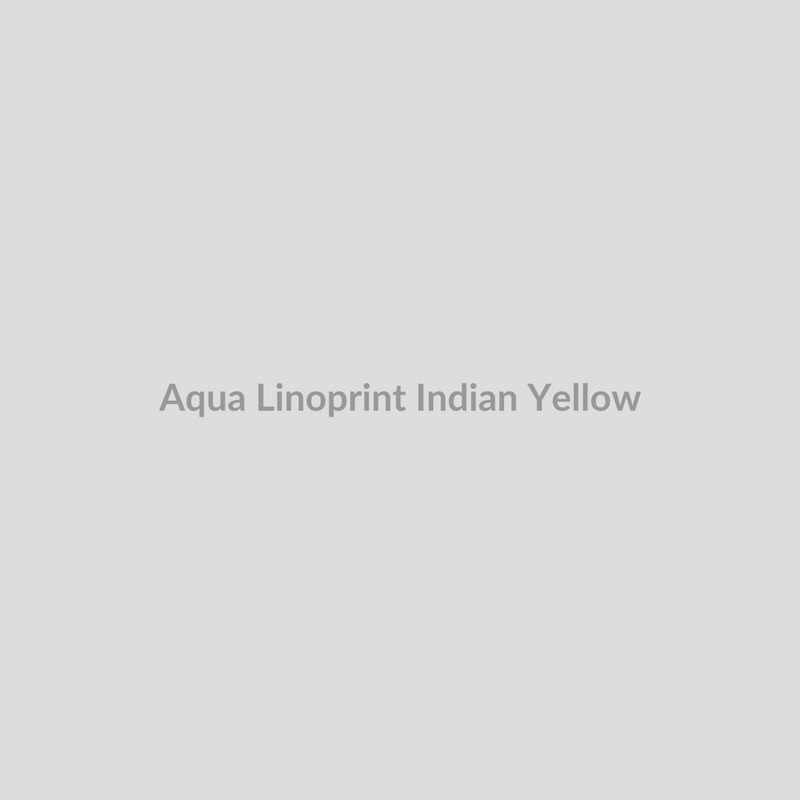 Aqua Linoprint Indian Yellow