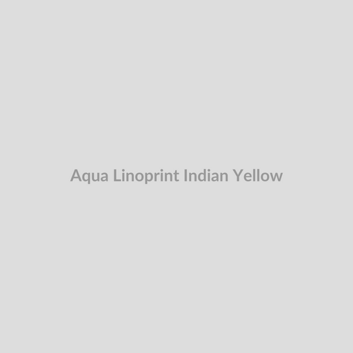 Aqua Linoprint Indian Yellow