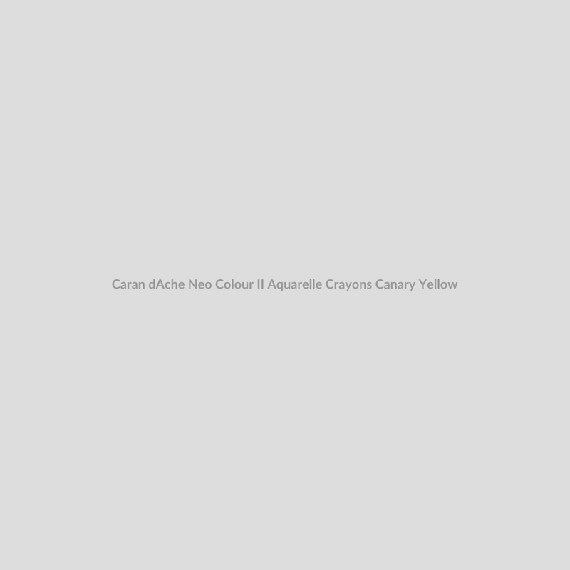 Caran d'Ache Neo Colour II Aquarelle Crayons Canary Yellow