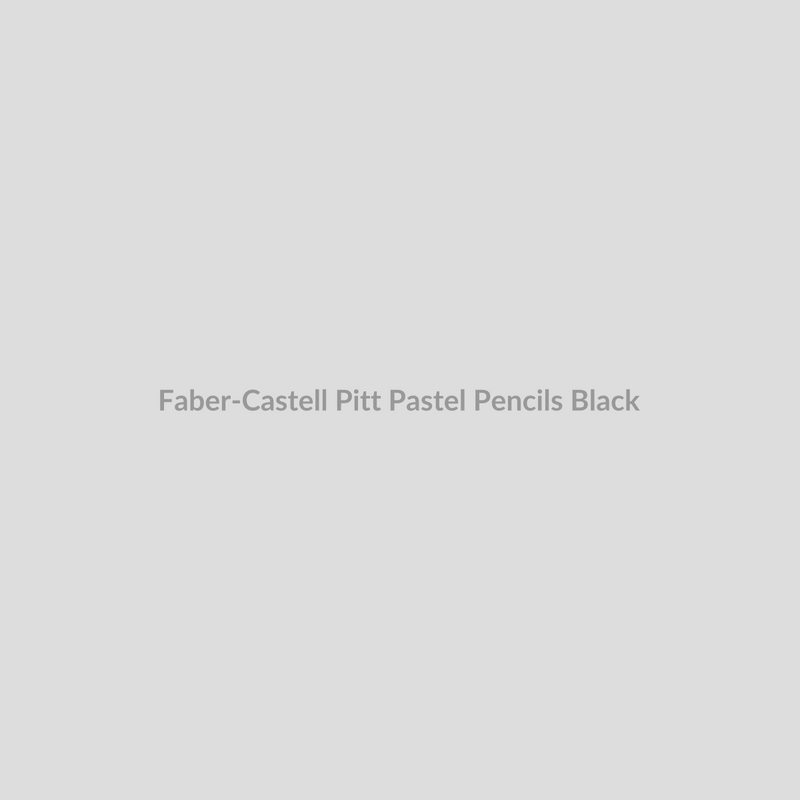 Faber-Castell Pitt Pastel Pencils Black