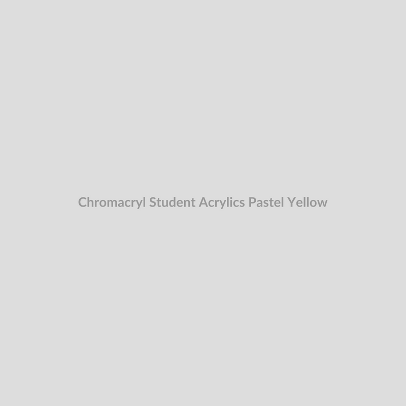 Chromacryl Student Acrylics Pastel Yellow