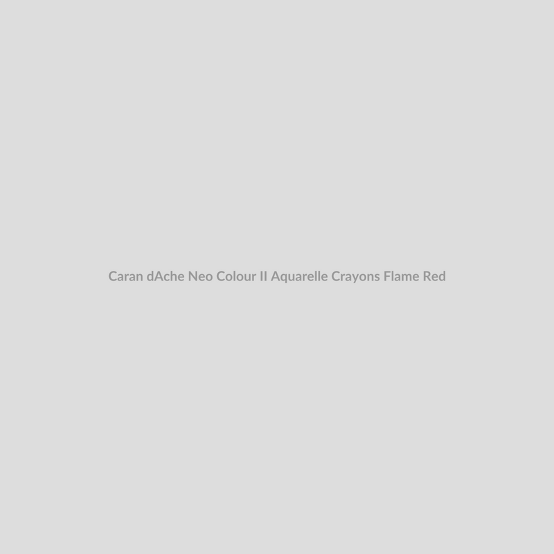 Caran d'Ache Neo Colour II Aquarelle Crayons Flame Red