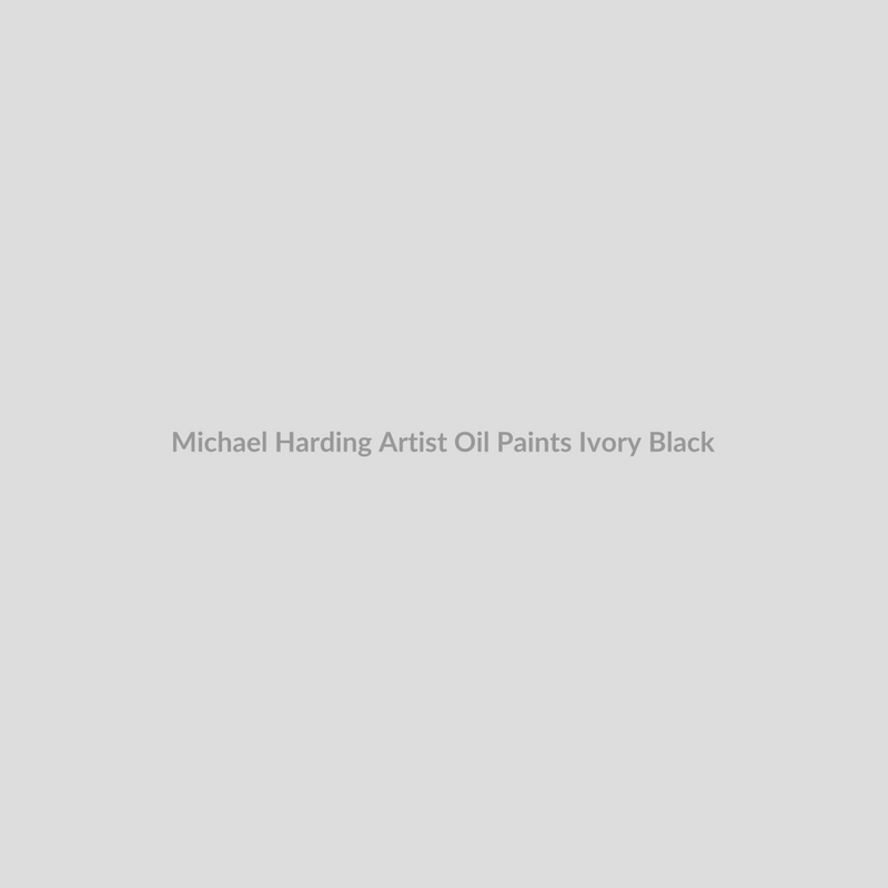 Michael Harding Artist Oil Paints Ivory Black