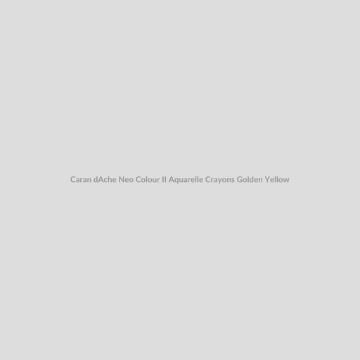 Caran d'Ache Neo Colour II Aquarelle Crayons Golden Yellow