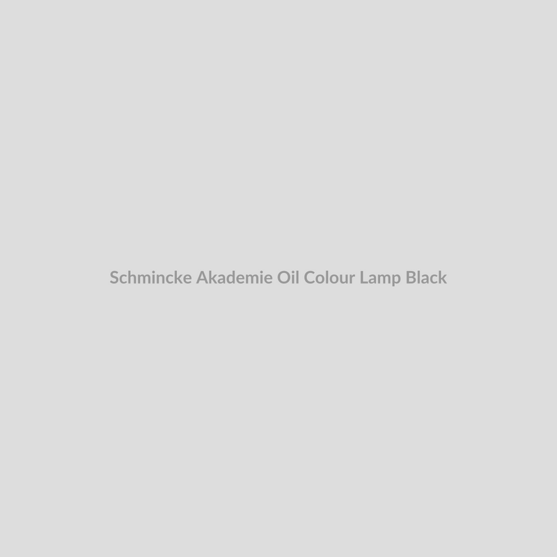 Schmincke Akademie Oil Colour Lamp Black