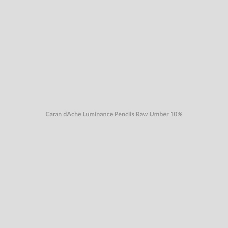 Caran d'Ache Luminance Pencils Raw Umber 10%