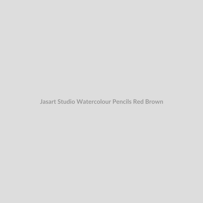 Jasart Studio Watercolour Pencils Red Brown