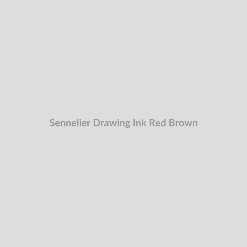 Sennelier Drawing Ink Red Brown