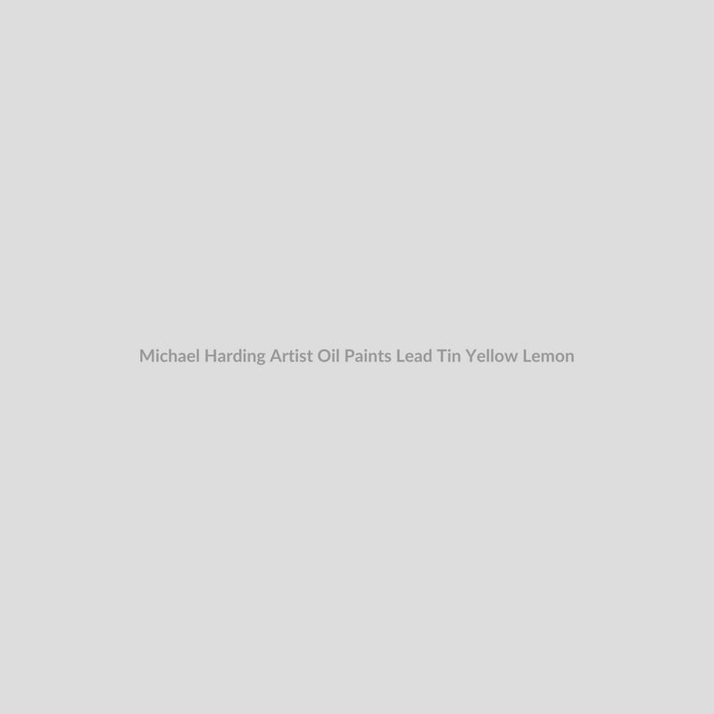 Michael Harding Artist Oil Paints Lead Tin Yellow Lemon