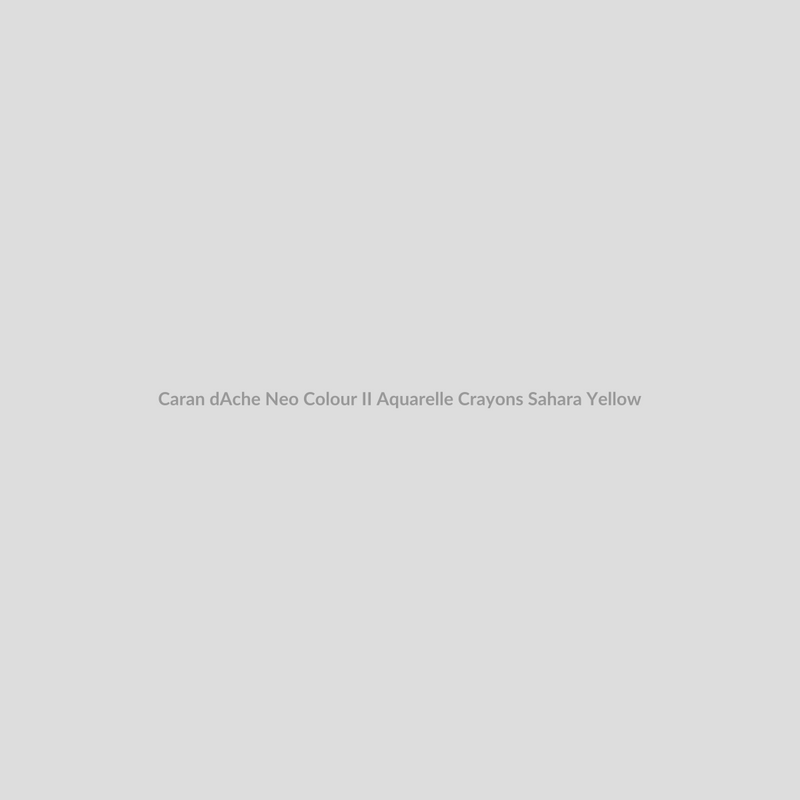 Caran d'Ache Neo Colour II Aquarelle Crayons Sahara Yellow