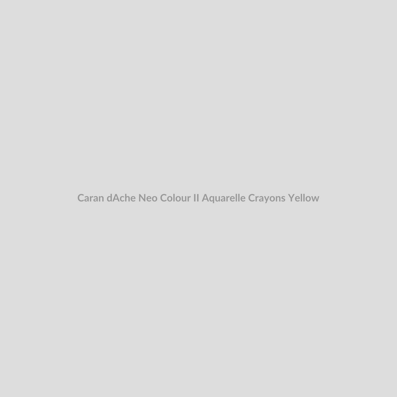 Caran d'Ache Neo Colour II Aquarelle Crayons Yellow