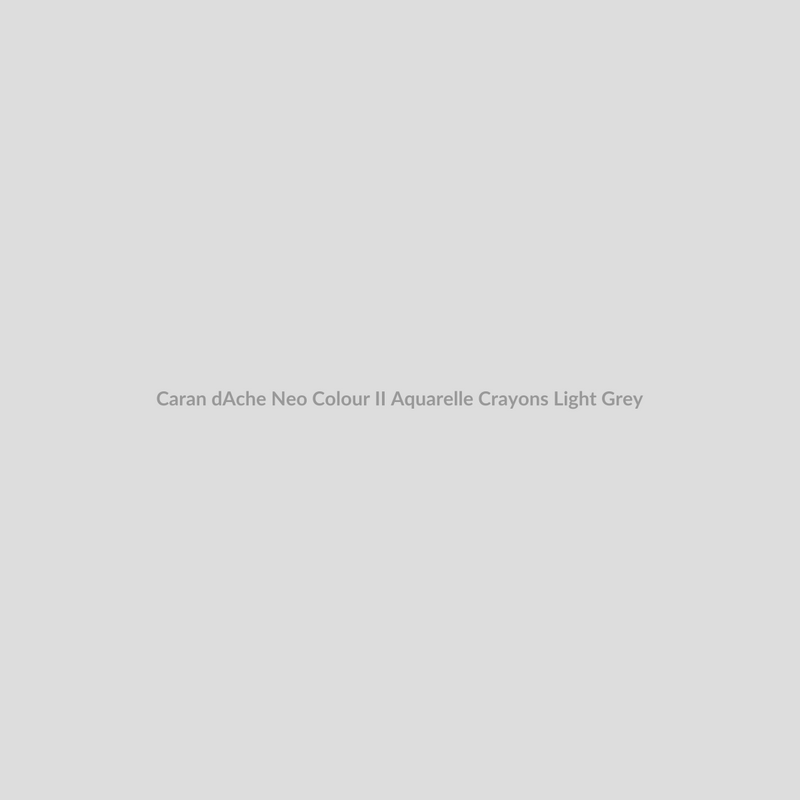 Caran d'Ache Neo Colour II Aquarelle Crayons Light Grey
