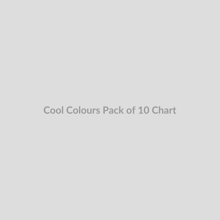 Cool Colours Pack of 10