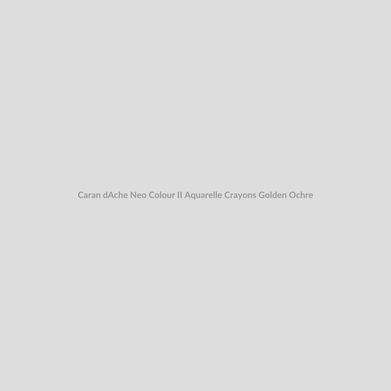 Caran d'Ache Neo Colour II Aquarelle Crayons Golden Ochre