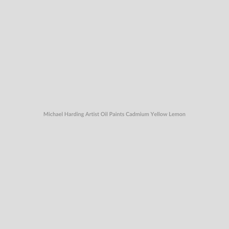 Michael Harding Artist Oil Paints Cadmium Yellow Lemon