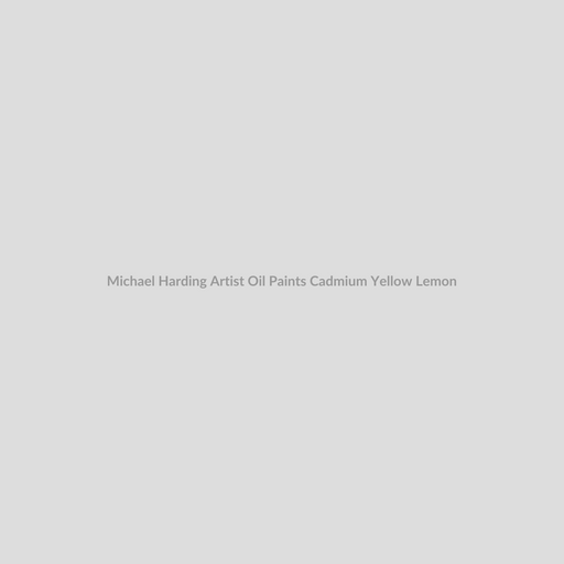 Michael Harding Artist Oil Paints Cadmium Yellow Lemon